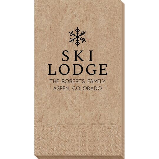 Snowflake Ski Lodge Bali Guest Towels